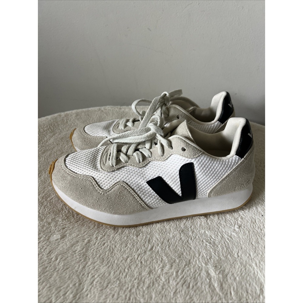 VEJA SDU Low Top Shoes Sneakers Size 38 Women's 7 White/Black/Nat
